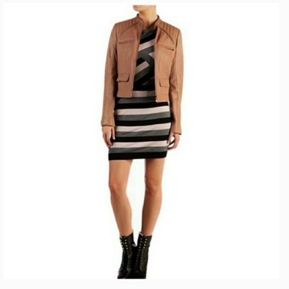 Ted Baker Caligo Striped Detail Bodycon Dress size 1 nwt - Picture 1 of 11